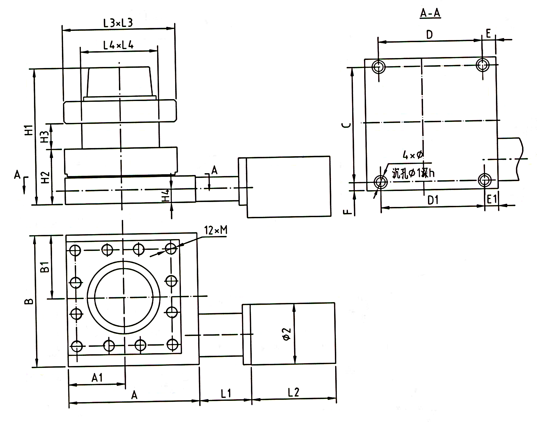 LD4B Vertical 4 Station NC Turret