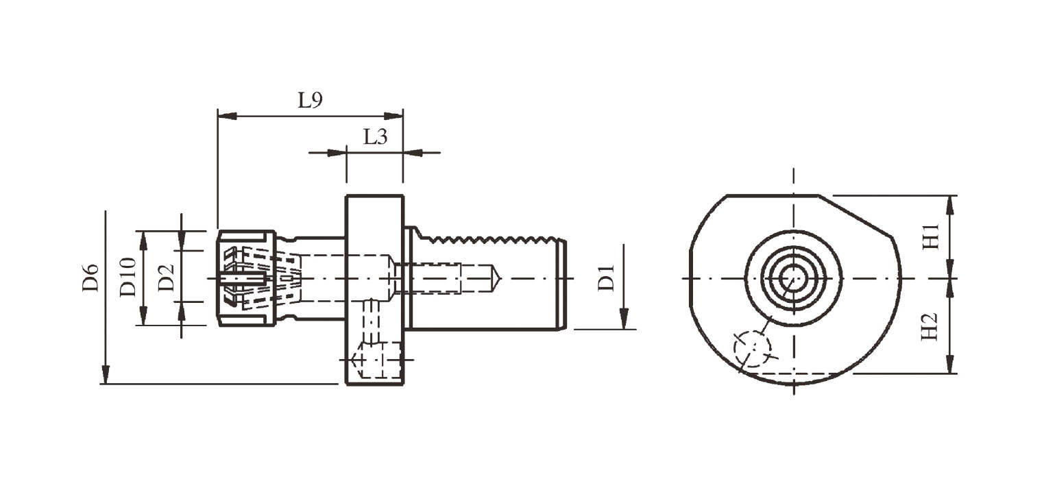 Portaherramientas de pinza forma E4