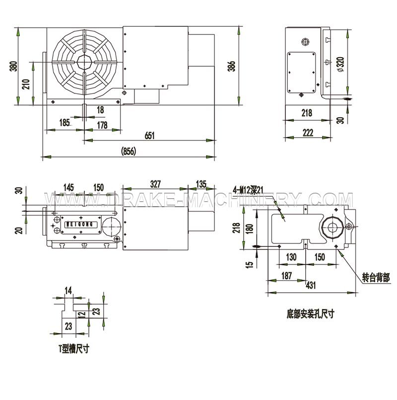 WGNC-320DA DN Large Bore Hydraulic Brake System